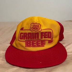 70’s Vintage Grain Fed Beef Hat